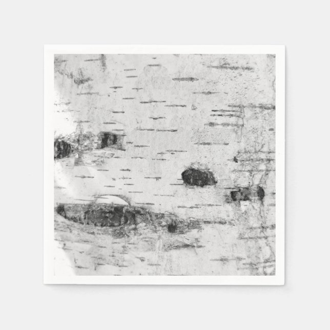 Napkins från Birch bark mönster Pappersservett (Framsidan)