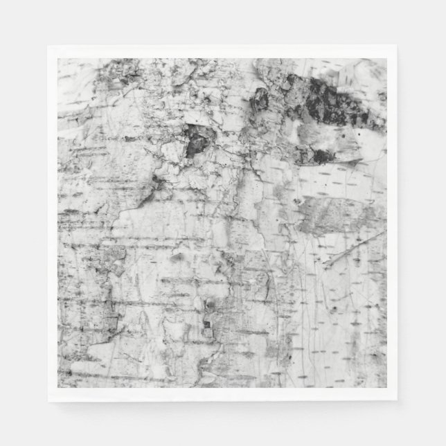 Napkins från Birch bark mönster Pappersservett (Framsidan)