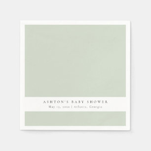 Napkins från Neutral Baby Shower Napkins Pappersservett