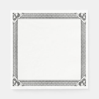 Napkins gräns Snöre Pappersservett