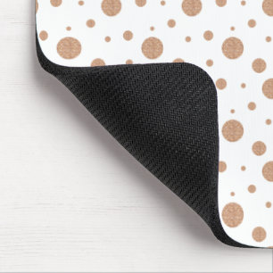 Napkins guld polka dots musmatta