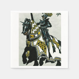 Napkins i Knight On Horseback Collection Pappersservett