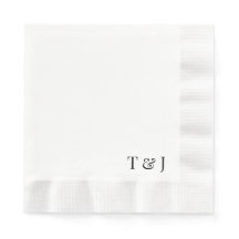 Napkins med monogram