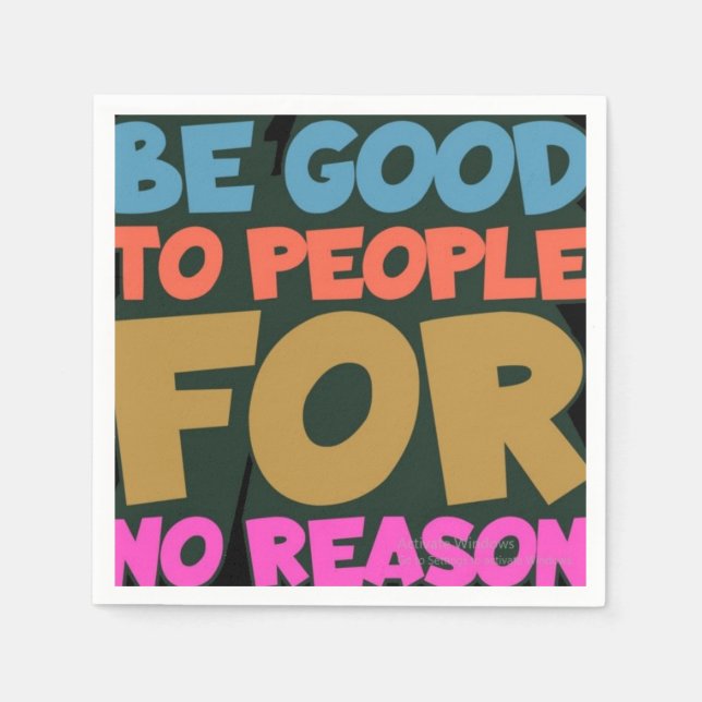 Napkins som kom! Utforma ditt eget Pappersservett (Framsidan)