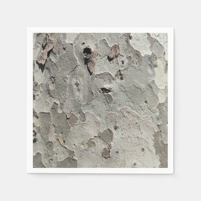 Napkins träd bark mönster pappersservett (Framsidan)