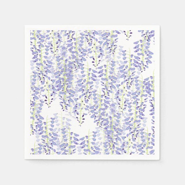 Napkins wisteria pappersservett (Framsidan)
