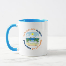 Naples Beach Florida Kaffe Mugg