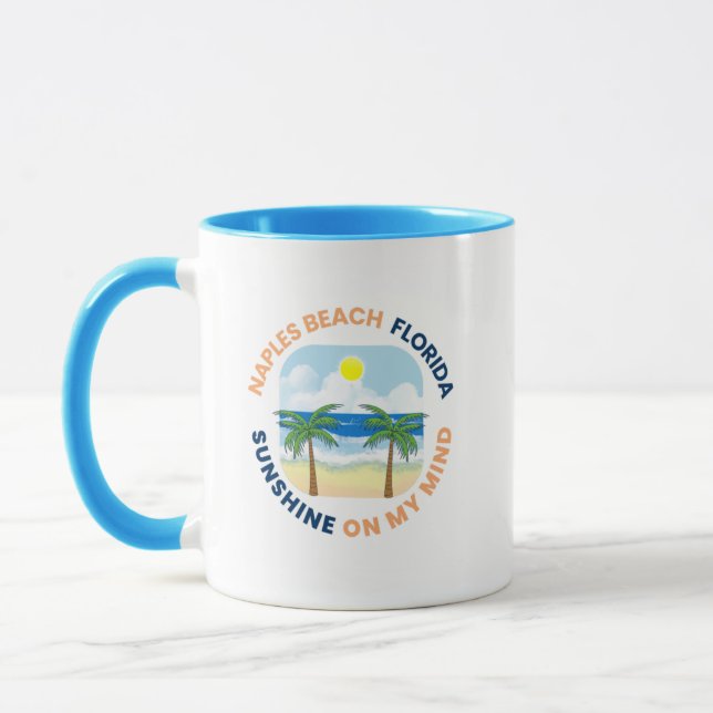 Naples Beach Florida Kaffe Mugg (Vänster)