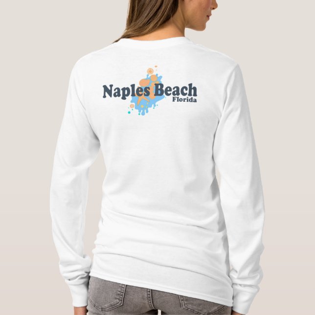 Naples Beach. Tee Shirt (Baksida)