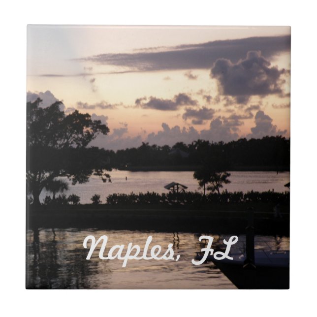 Naples belägger med tegel kakelplatta (Framsidan)