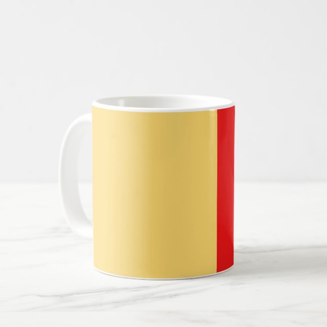 Naples city flagga italien symbol napoli kaffemugg (Framsida vänster)