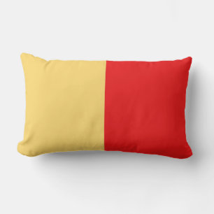 Naples city flagga italien symbol napoli lumbarkudde