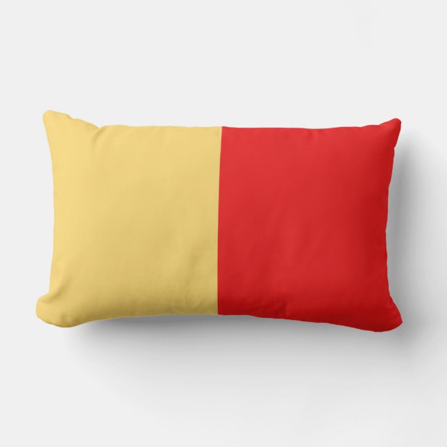 Naples city flagga italien symbol napoli lumbarkudde (Framsida)