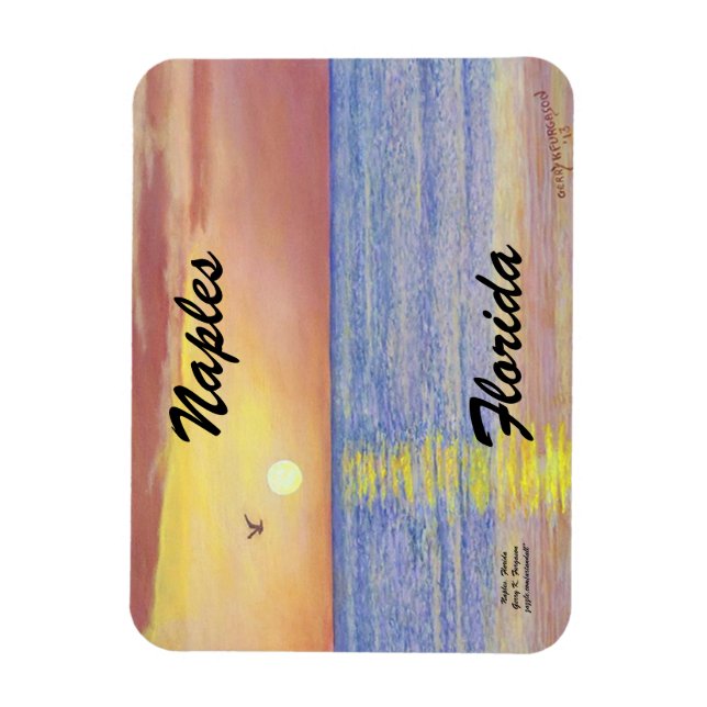NAPLES.FLORIDA FLEXIBLE PHOTO MAGNET (Vertikal)
