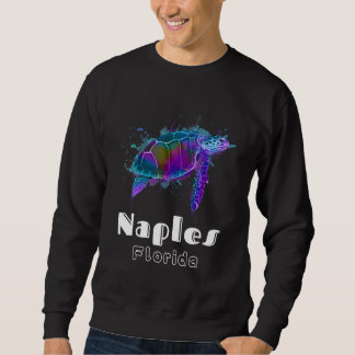 Naples Florida Havssköldpadda Naples Lång Ärmad Tröja