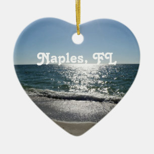 Naples Florida Julgransprydnad Keramik