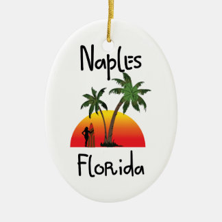 Naples Florida Julgransprydnad Keramik
