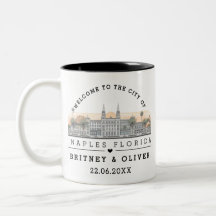 Naples Florida Siluett – Anpassad Bröllopsfavor