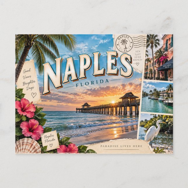 Naples Florida Vykort (Framsida)