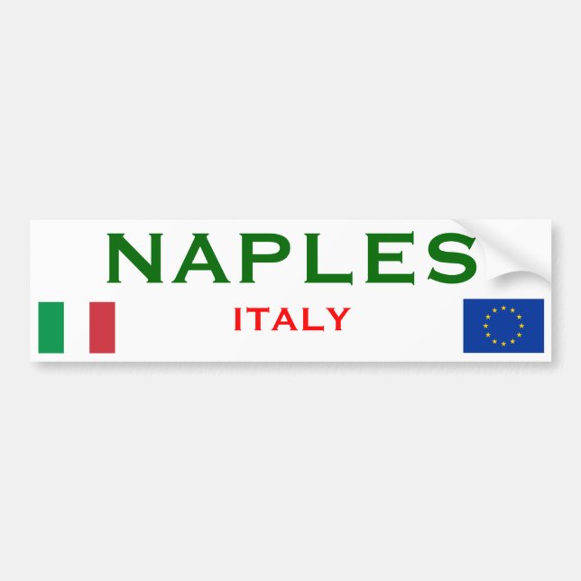 Naples italienbildekal bildekal (Framsidan)