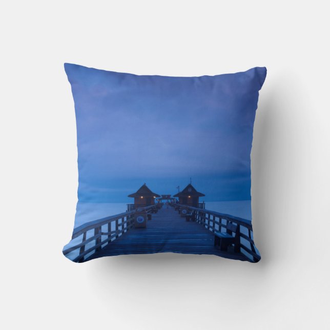 Naples Pier, gryning Kudde (Framsida)