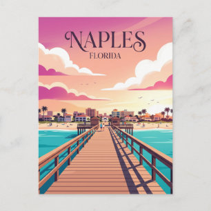 Naples Pier USA blir Vykort