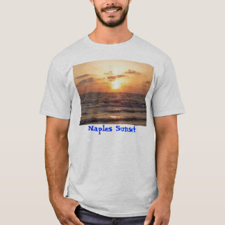 Naples solnedgång tee shirt