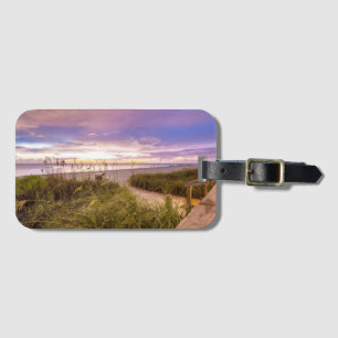 Naples strandkust och lugnhav Florida Bagagebricka