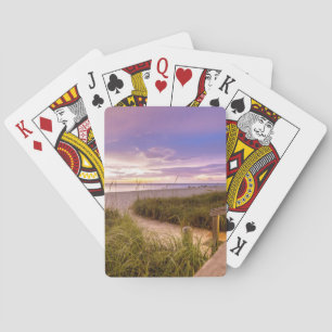 Naples strandkust och lugnhav Florida Casinokort
