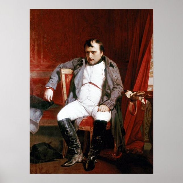 "Napoleon Abdicating Fountainbleu" Poster (Framsidan)