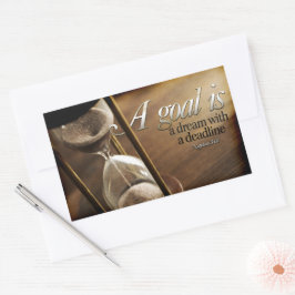 Napoleon Backe inspirationsoffert "Ett mål" Rektangulärt Klistermärke