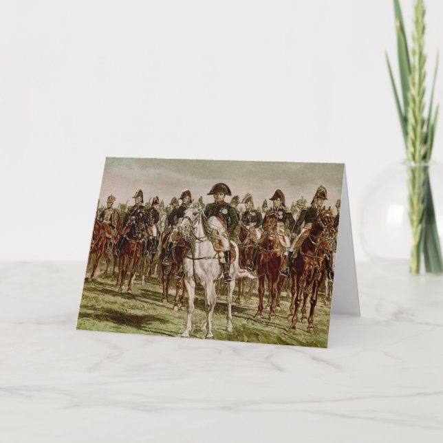 Napoleon bemannar jag och hans, c.1860 kort (Framsida)