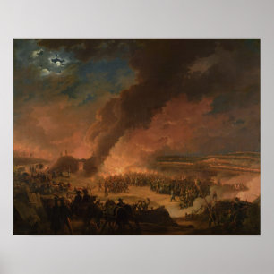 Napoleon besöker Bivouacs Poster