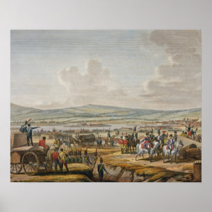 Napoleon besökte belägringsverken på Danzig under  Poster