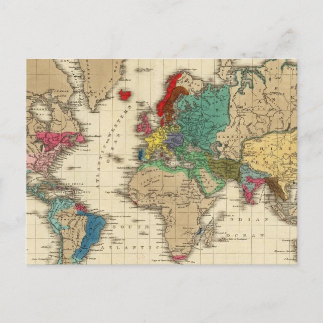 Napoleon Bonaparte 1811 AD Vykort (Framsida)