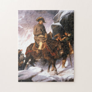 Napoleon Bonaparte Crossing Alpernas Paul Delaroch Pussel