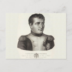 Napoleon Bonaparte Elegant Antique Engrave Vykort