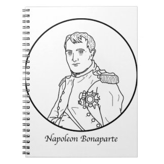 Napoleon Bonaparte fodrar teckningen Anteckningsbok