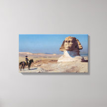 Napoleon Bonaparte Före Sphinx (av Gérôme)