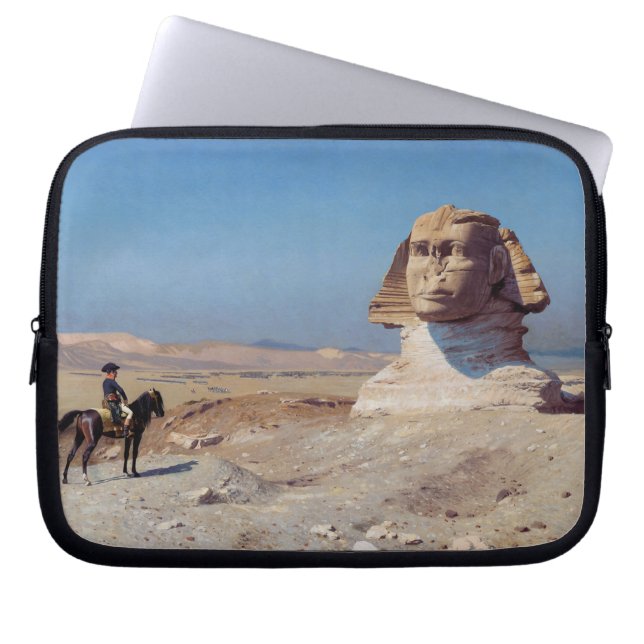 Napoleon Bonaparte Före Sphinx (av Gérôme) Laptop Fodral (Framsidan)