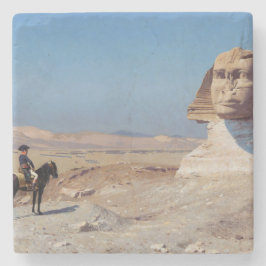 Napoleon Bonaparte Före Sphinx (av Gérôme) Stenunderlägg