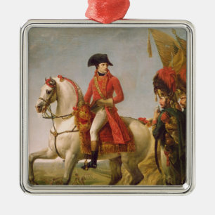 Napoleon Bonaparte första konsul Julgransprydnad Metall