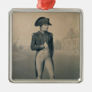 Napoleon Bonaparte första konsul på Malmaison Julgransprydnad Metall