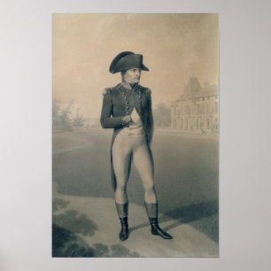 Napoleon Bonaparte första konsul på Malmaison Poster