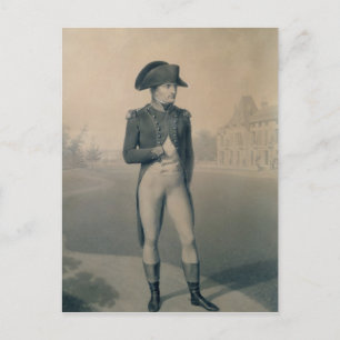 Napoleon Bonaparte första konsul på Malmaison Vykort