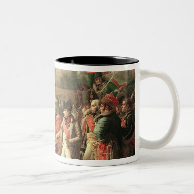 Napoleon Bonaparte häleri nycklarna Två-Tonad Mugg (Höger)