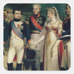 Napoleon Bonaparte häleridrottning Louisa Fyrkantigt Klistermärke