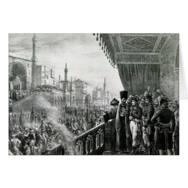 Napoleon Bonaparte Hälsningskort (Framsidan Horizontal)