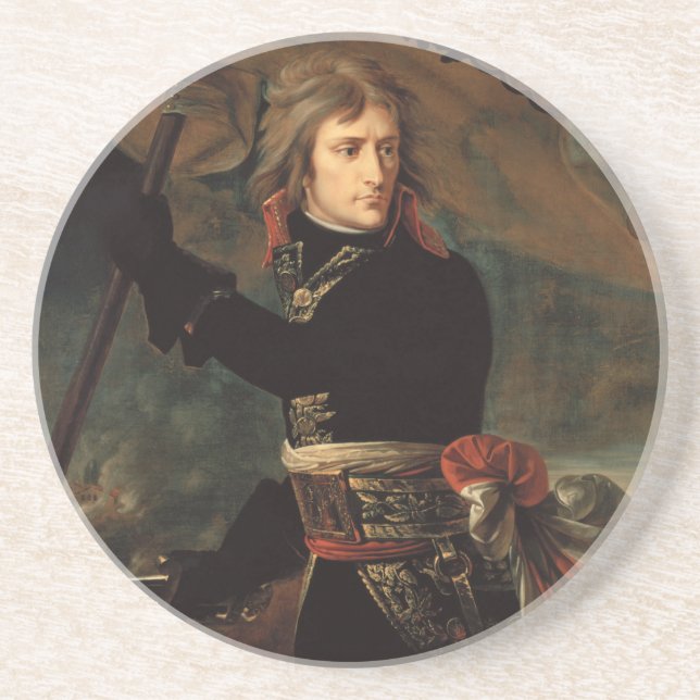 Napoleon Bonaparte i Bridge i slaget vid Arcole Underlägg (Framsidan)