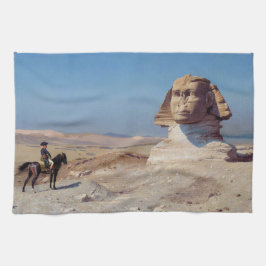 Napoleon Bonaparte inför Sfinxen (av Gérôme) Kökshandduk